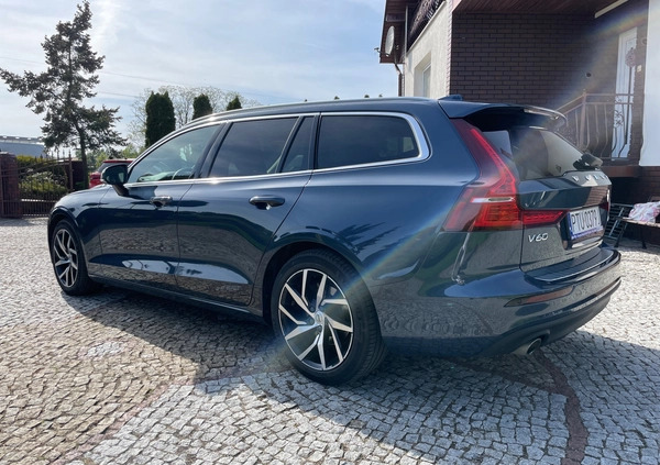 Volvo V60 cena 109800 przebieg: 115117, rok produkcji 2020 z Turek małe 79